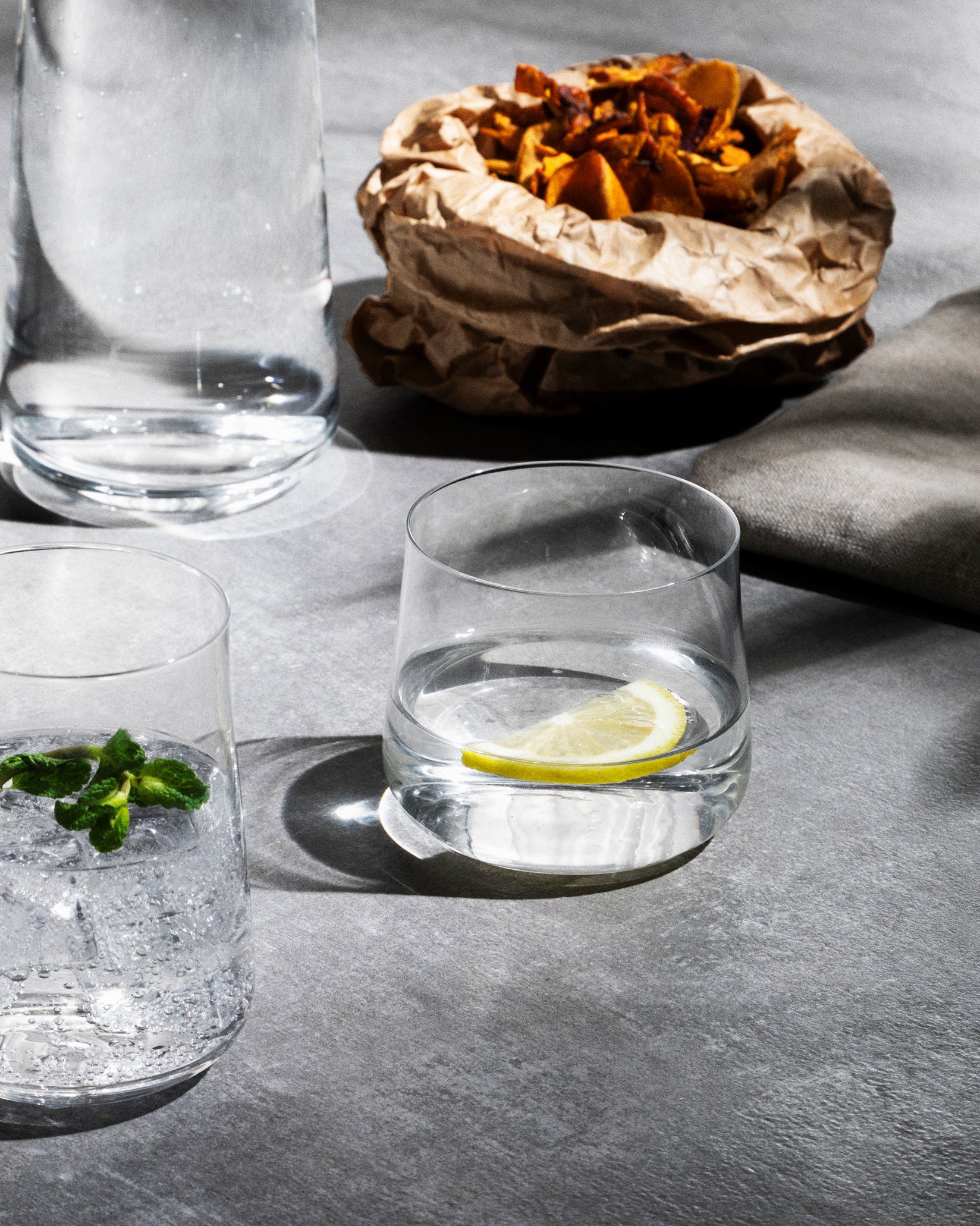 Do!aqua ポピーグラス　PP-3 17Φ Eugenia: Water tumbler 4 pieces By Naoto Fukasawa | Alessi