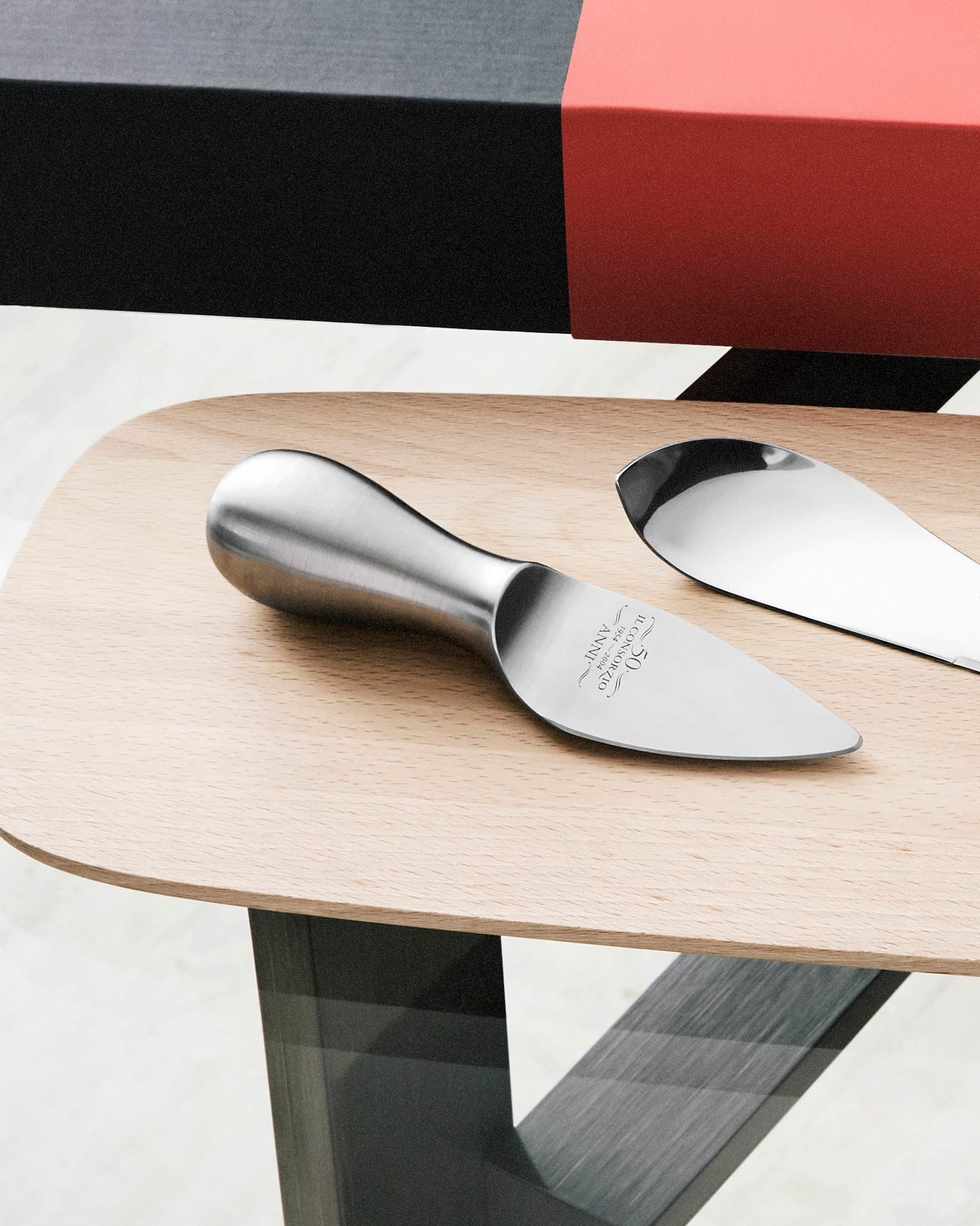 ALESSI アレッシィ MAMI フォンデュ用 回転トレイ SG61 B Mami: Cheese cutter by Stefano Giovannoni | Alessi