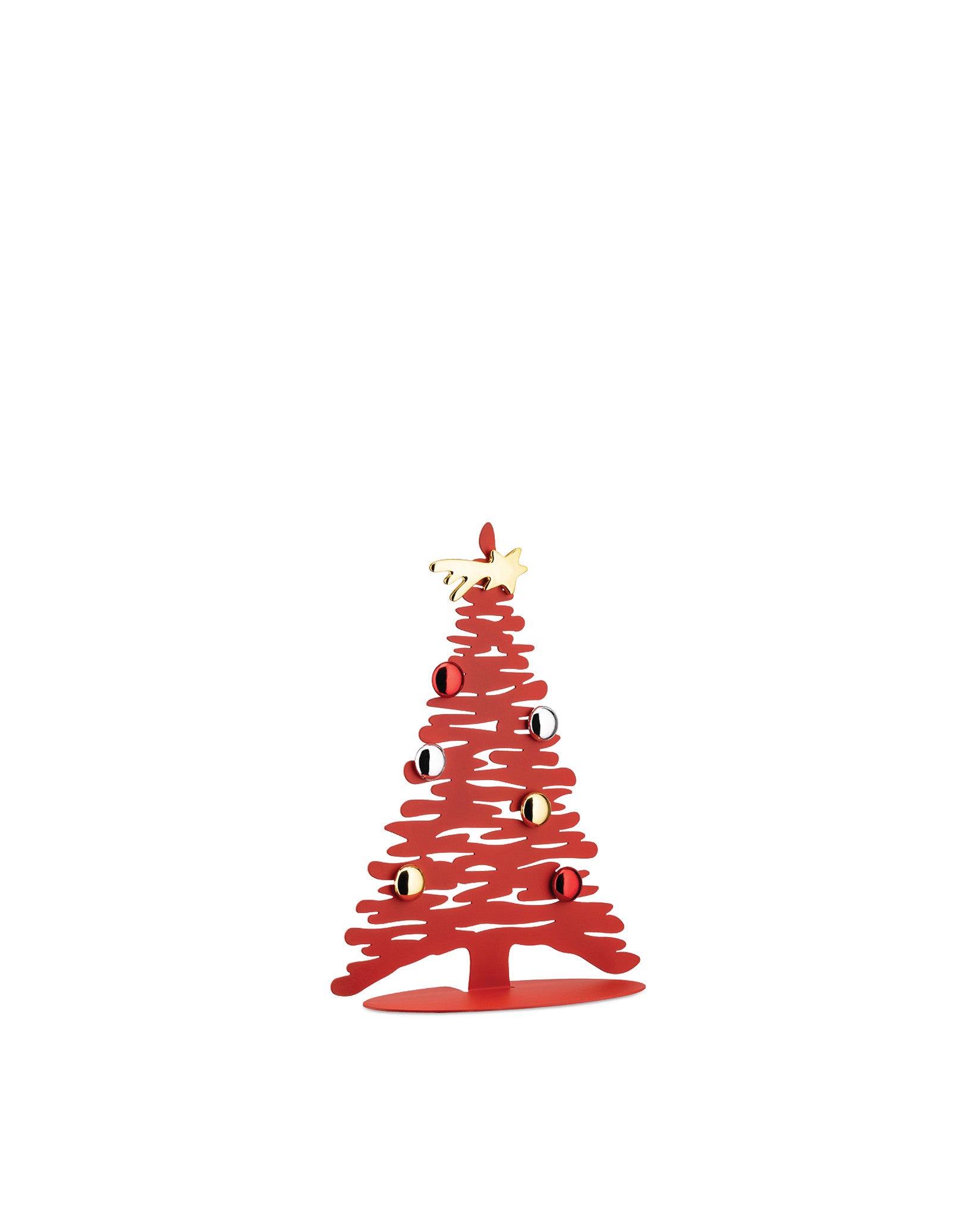 Alessi Bark クリスマスオーナメント レッド Bark for Christmas Christmas Ornament with magnets | Alessi