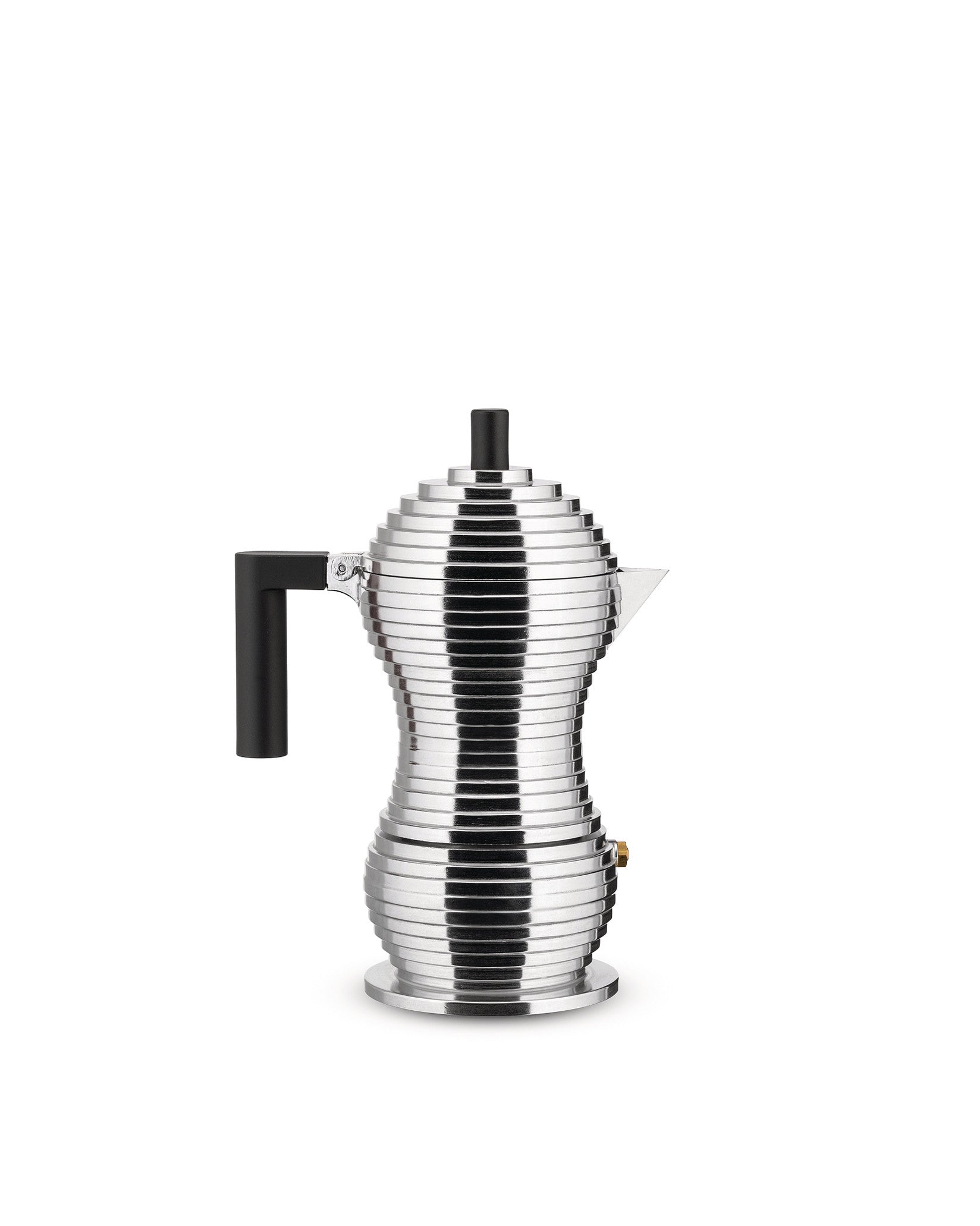 Alessi Espresso Coffee Maker - Pulcina Black- 3 Cups