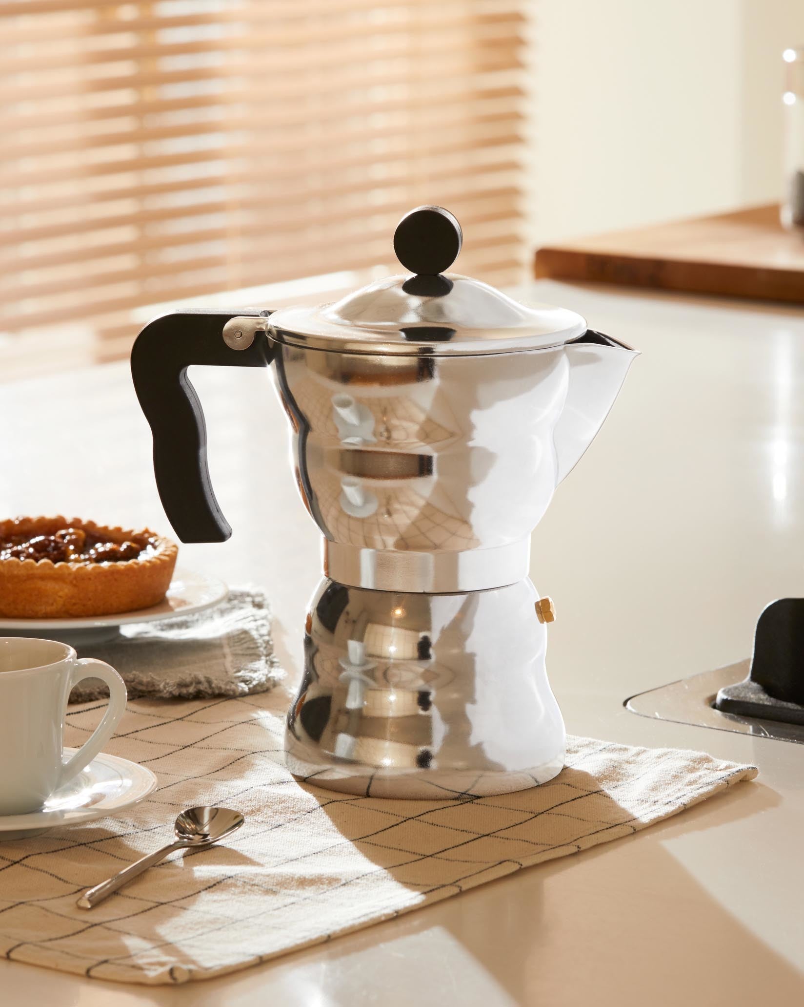 Moka Pot StoveTop Italian Coffee Maker 3/6 cups Percolator Mocha Pot Coffee  Pot`