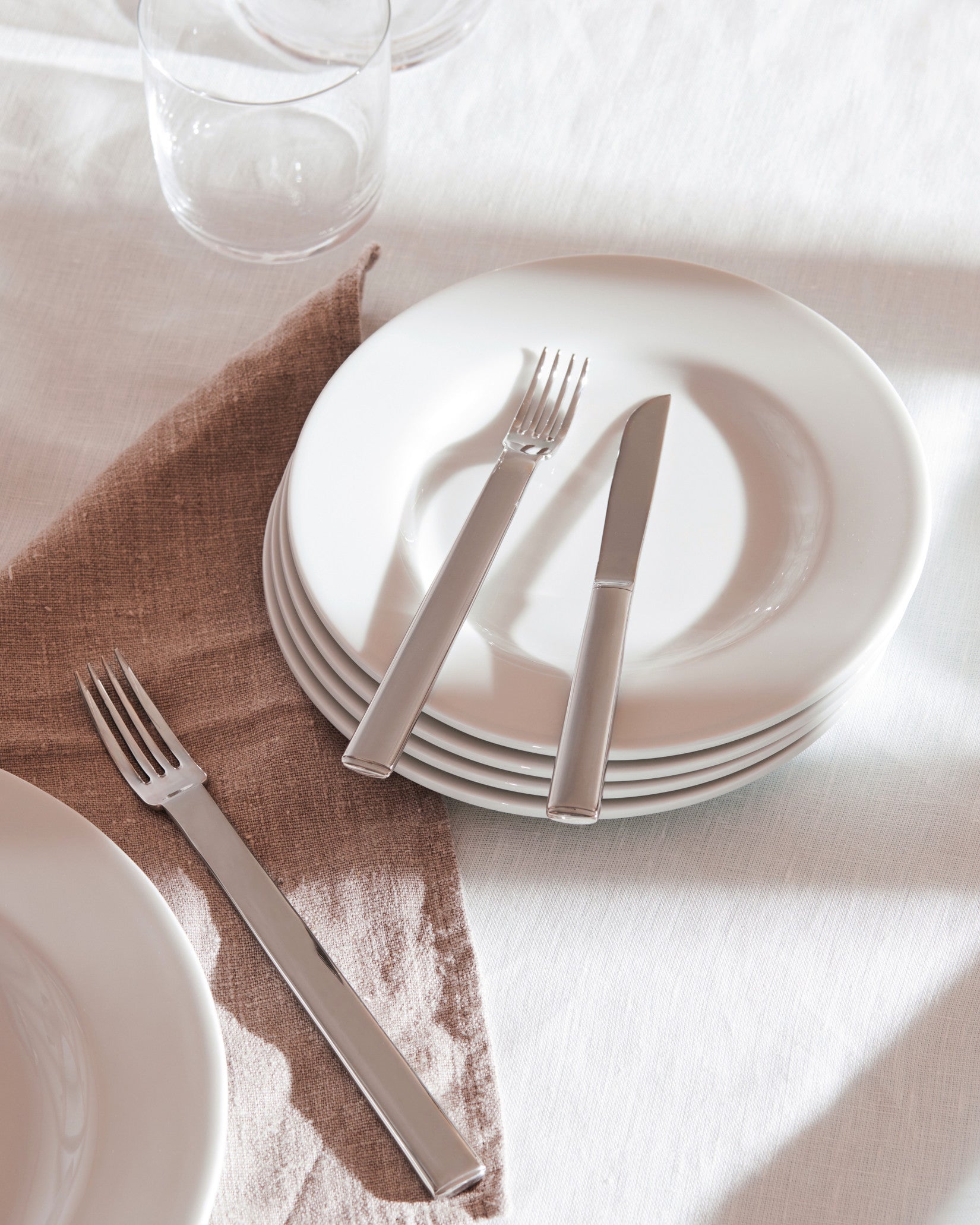 Rundes Modell Dessert Knife - 6 Pieces | Alessi