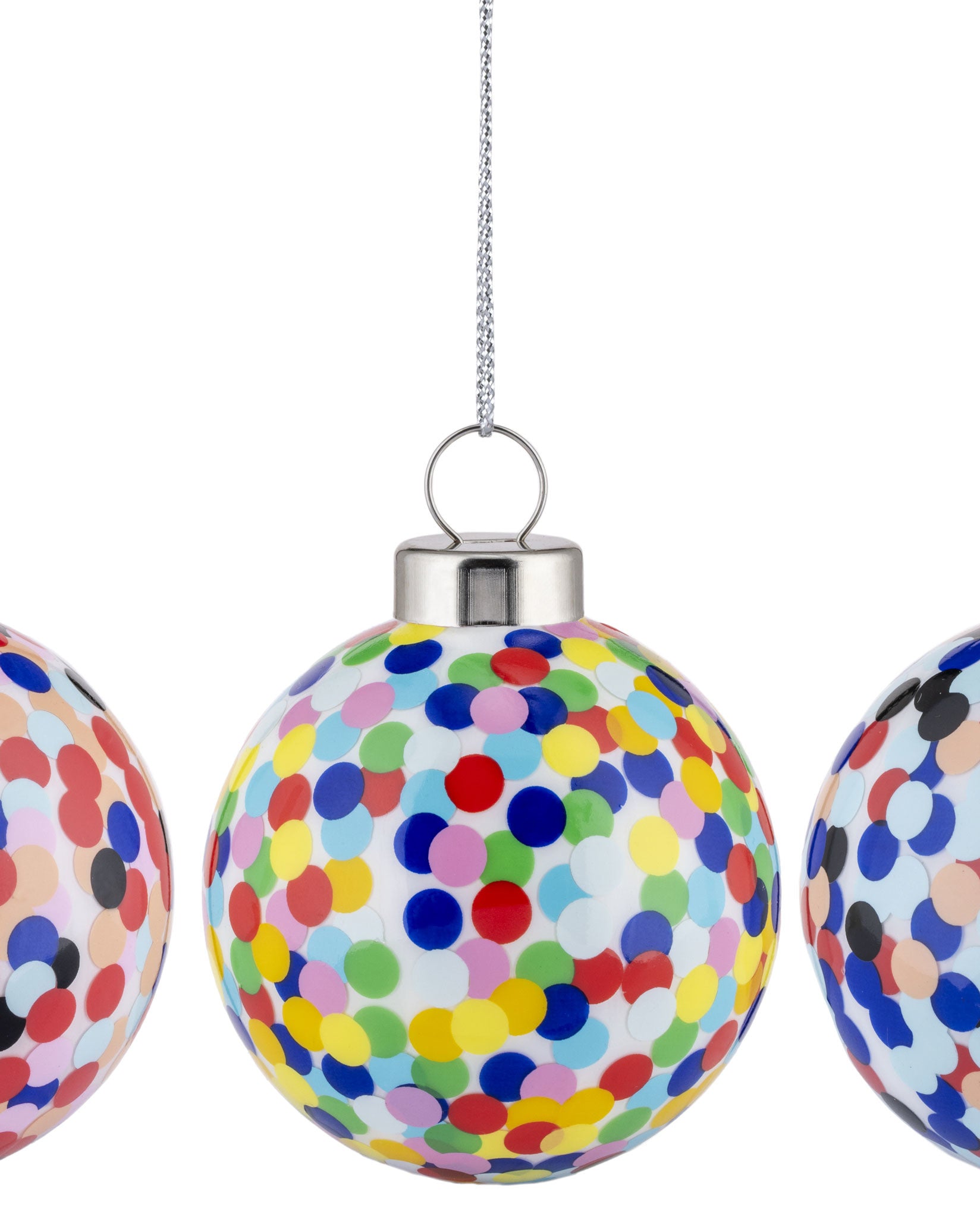 Alessi Proust Set of 3 Christmas Baubles 2.5