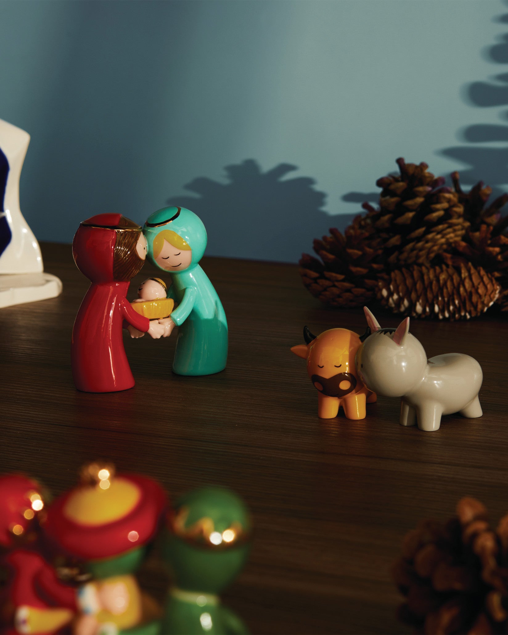 Happy Eternity Baby Set of 2 Christmas figurines | Alessi