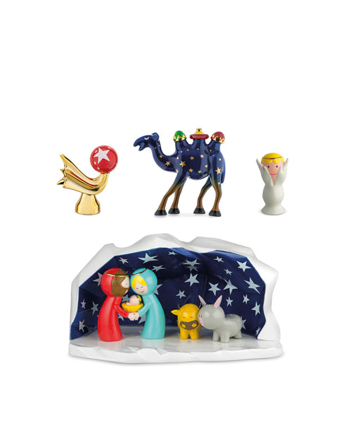 Happy Eternity Baby Default Title Crib with set of 3 figurines Alessi