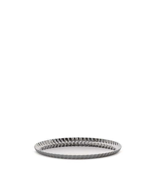 Pleats cm 23 || inch 9″ Round tray Alessi