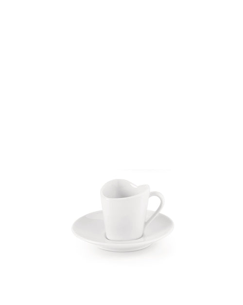To Default Title Set of four mocha cups with saucer Alessi