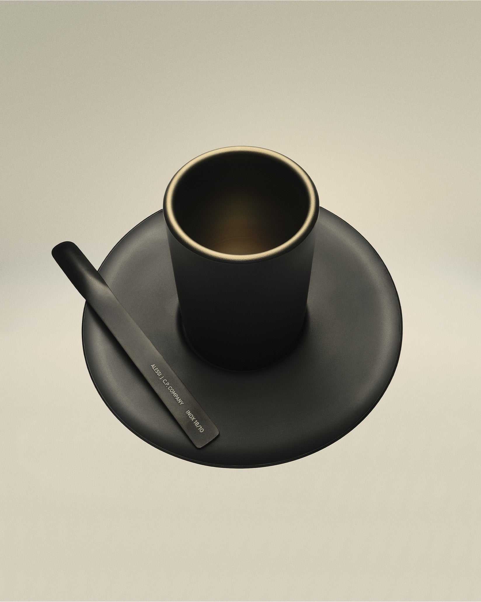 CFF CP Default Title Set of two mocha cups with saucers and two coffee spoons Alessi 3