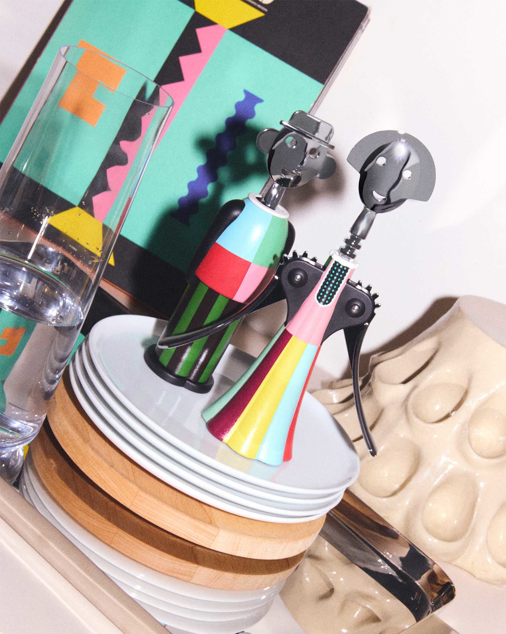 Alessi キャンドルホルダー Alessandro Mendini ２本 Alessandro Mendini