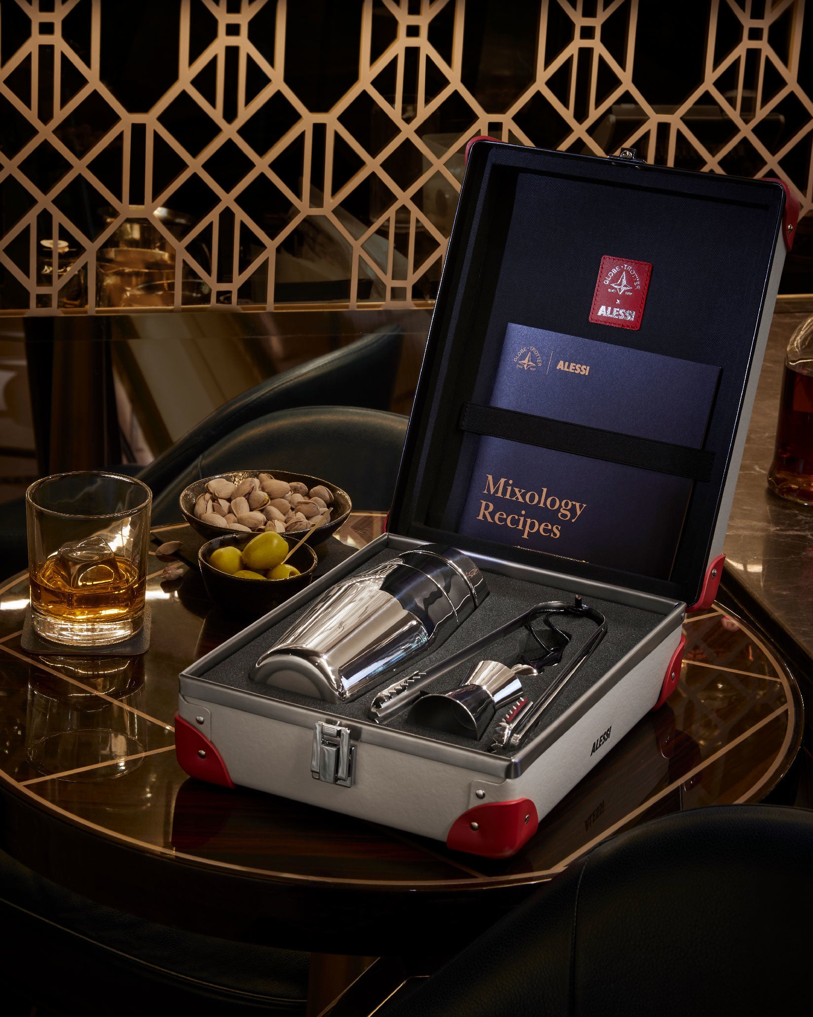 カクテルツールセット　5050SET 　ALESSI Lunar Eclipse Mixing Kit | Alessi