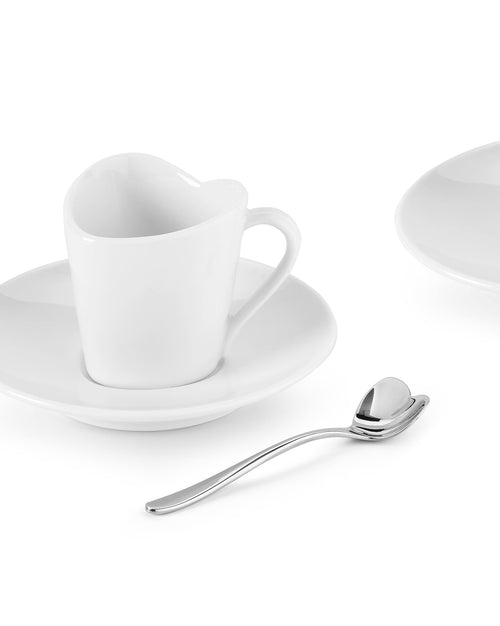 To Default Title Set of two mocha cups with saucers and two coffee spoons Alessi 2
