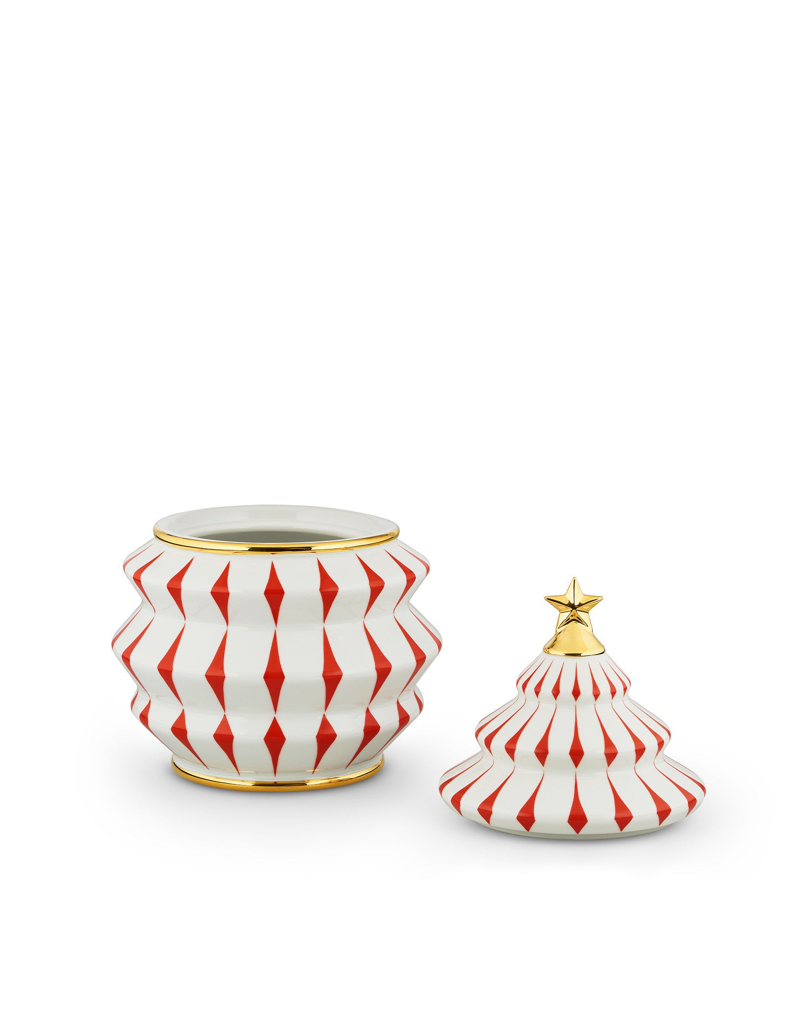 ALESSI 02R/B OPTIC 新品未開封 Delight: Christmas porcelain candle holder | Alessi
