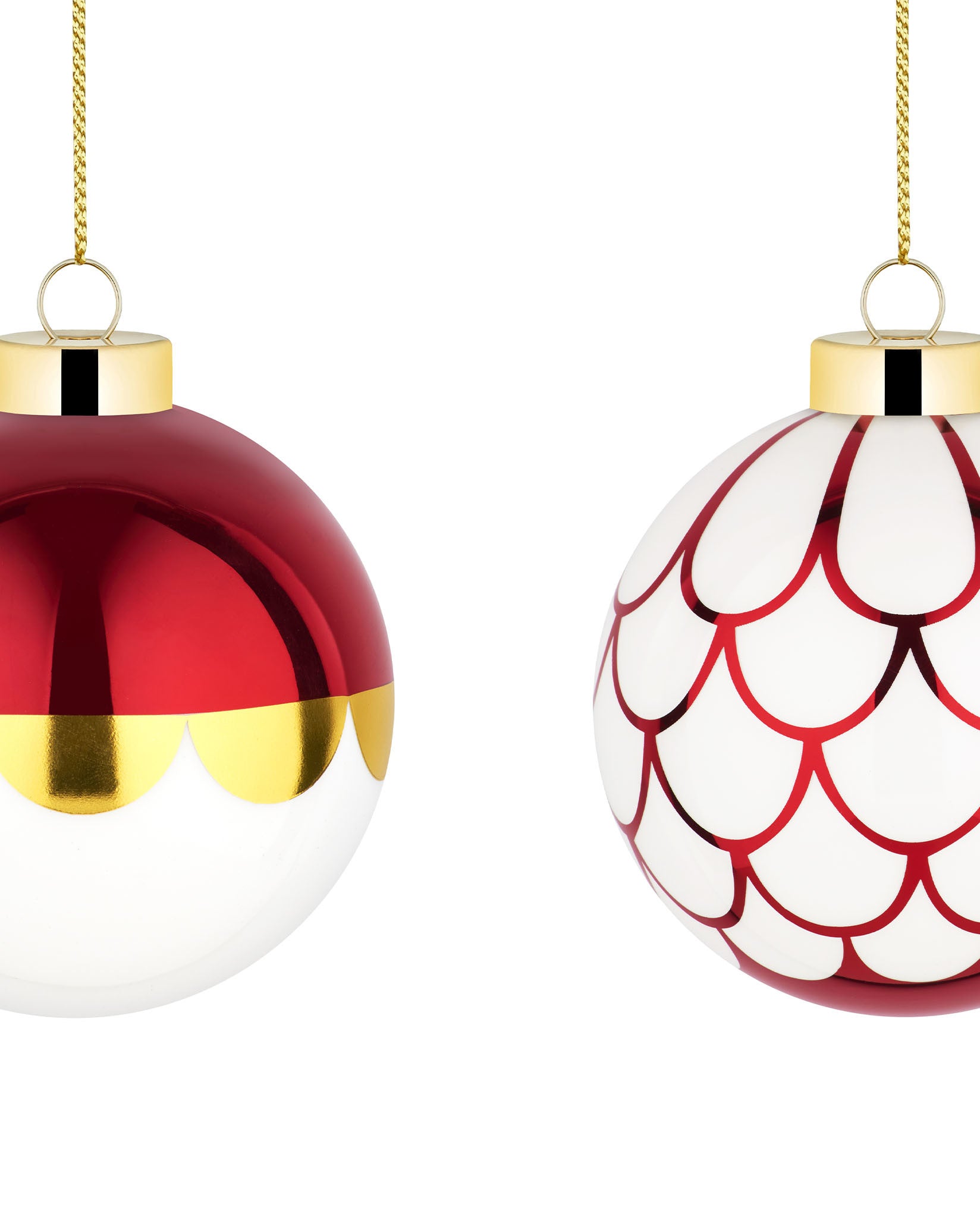 Delight Default Title Set of two Christmas baubles Alessi 2