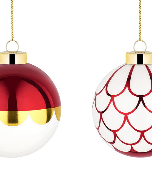 Delight Default Title Set of two Christmas baubles Alessi 2