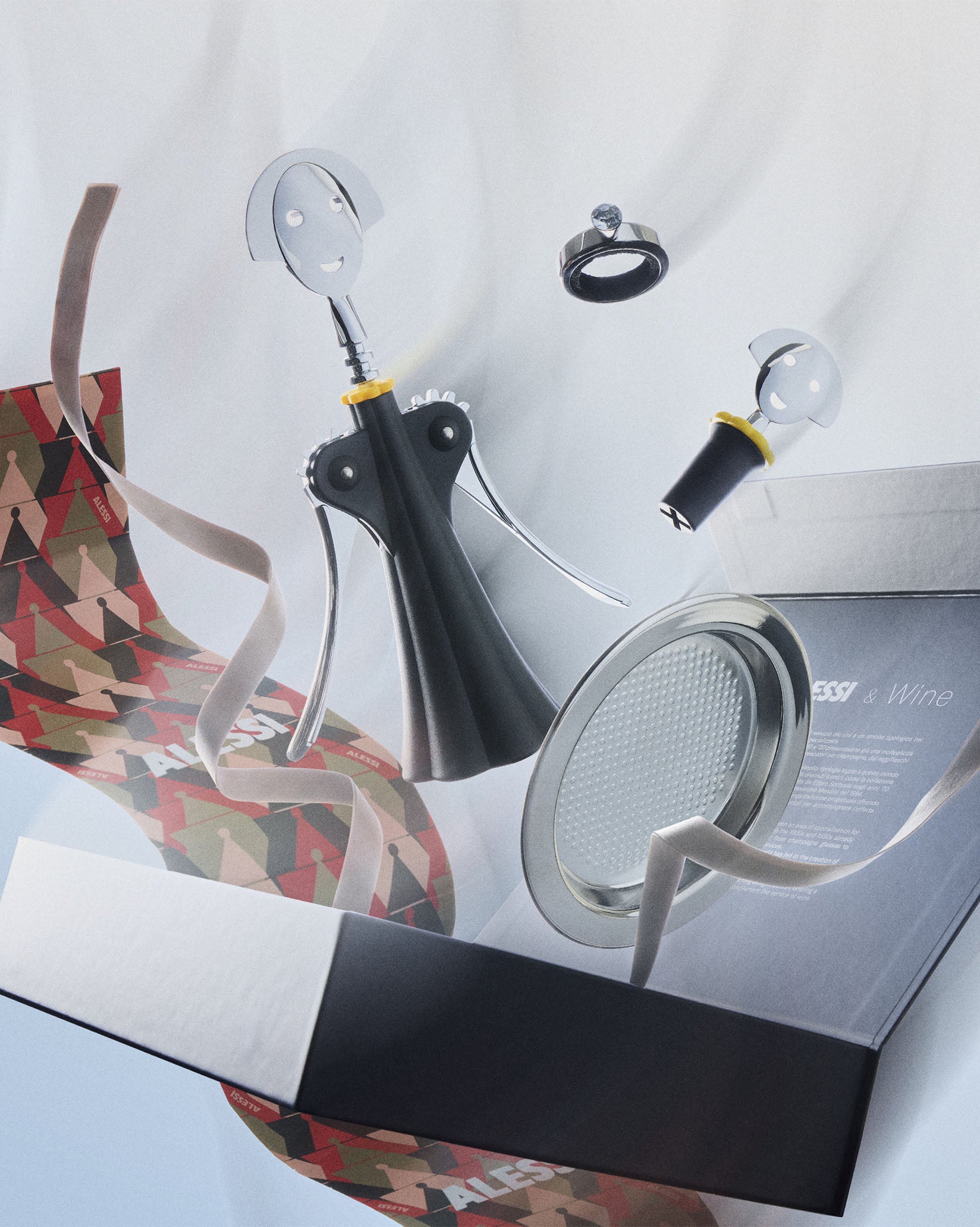 Alessi & Wine Default Title Wine Gift Set Alessi 2