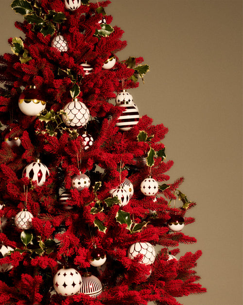 Delight Default Title Set of two Christmas baubles Alessi 1