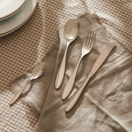 Alessi MAMI set bestaande uit zes bourguignonnegabels van roestvrij Alessi MAMI set bestaande uit zes bourguignonnegabels van roestvrij