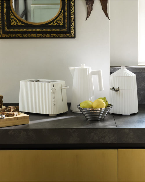 Plissé green Toaster. US plug Alessi 2