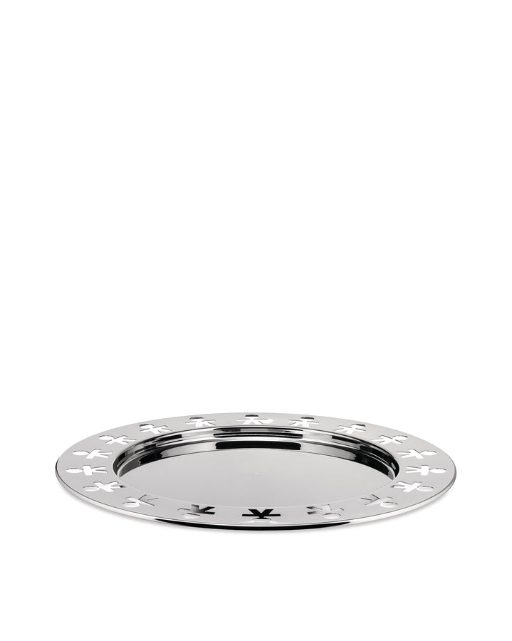 Alessi Girotondo Portatovaglioli Donna Traforato in Acciaio Inossidabile Lucidato A Specchio, 5.1 x 5.1 x 7.6 cm Alessi Girotondo Portatovaglioli Donna Traforato in Acciaio Inossidabile Lucidato A Specchio, 5.1 x 5.1 x 7.6 cm
