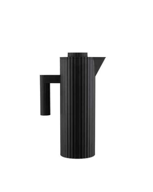 Plissé black Thermo insulated jug Alessi