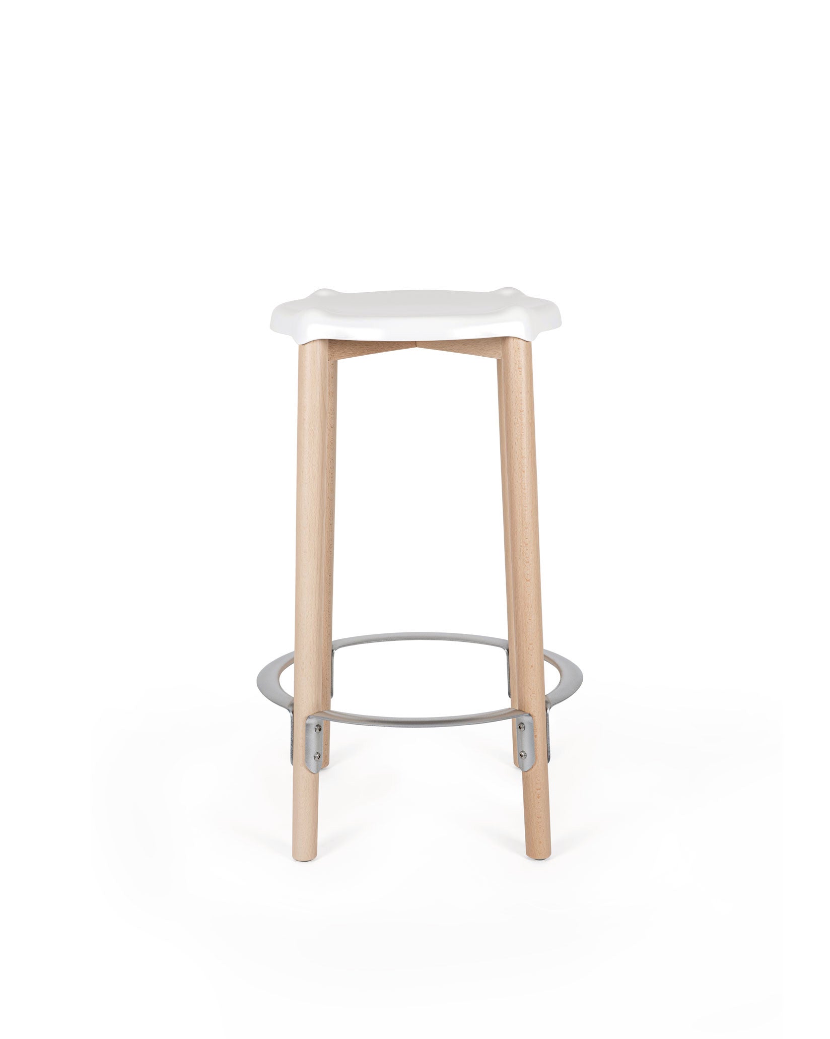 Poêle Collection white High stool Alessi