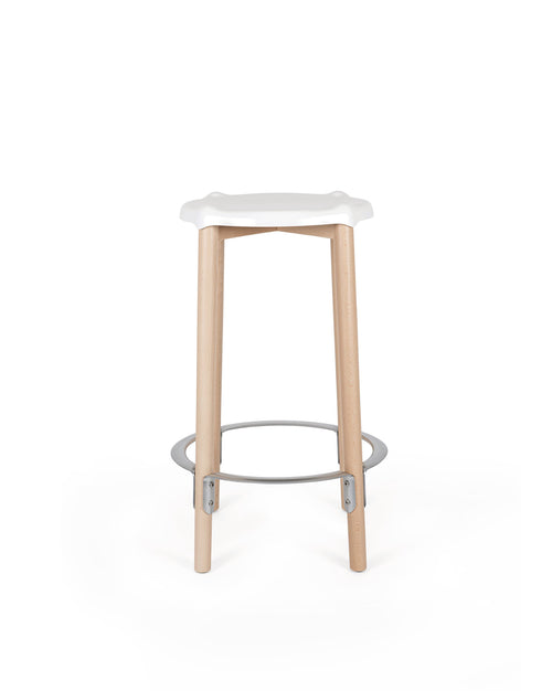 Poêle Collection white High stool Alessi