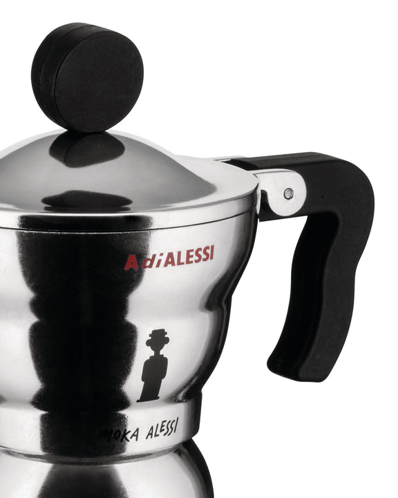 Moka Alessi Espresso Coffee Maker, 3 Cups - Counterpoint
