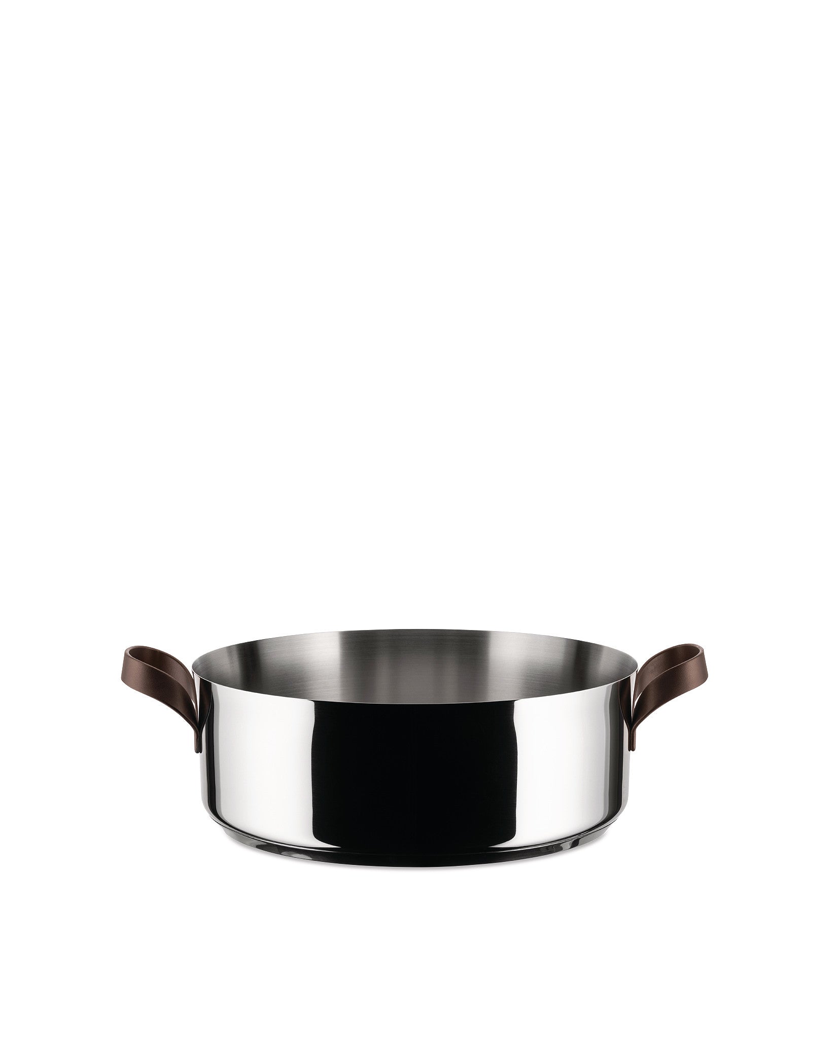 Edo cm 24 || inch 9½″ Low casserole with two handles Alessi