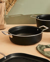 Pots&Pans Default Title Low casserole with two handles Alessi 1