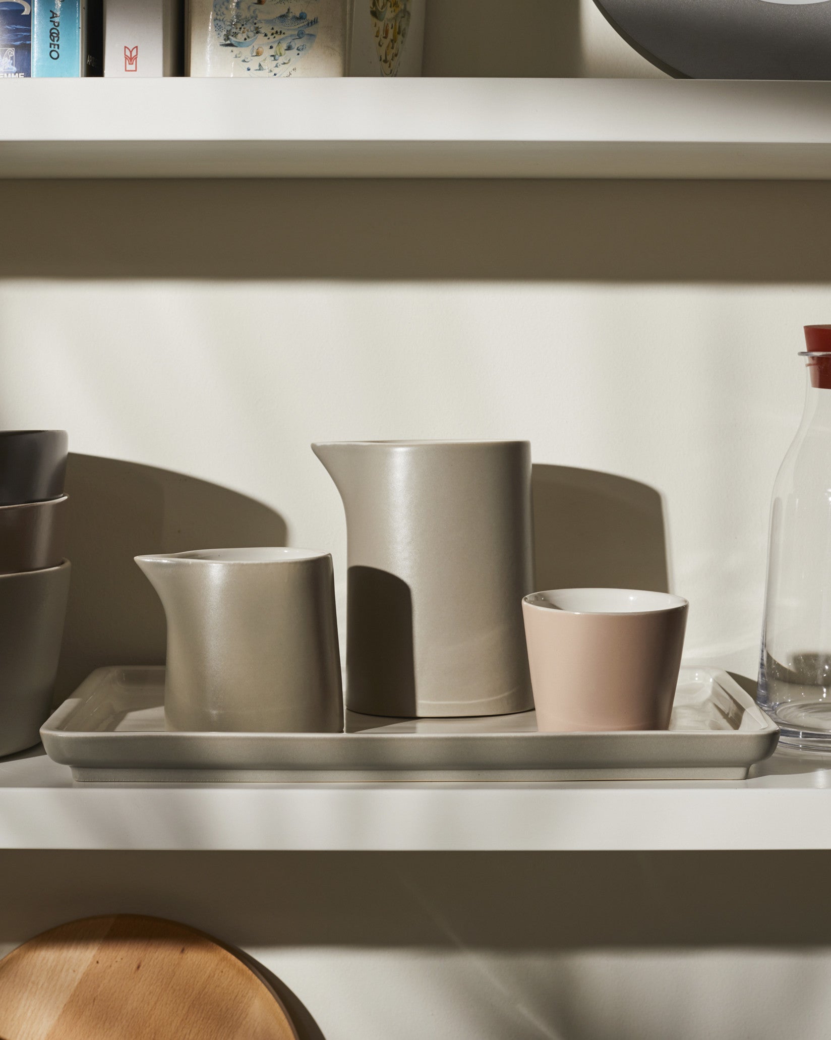 Tonale Light Grey Pitcher Alessi 1