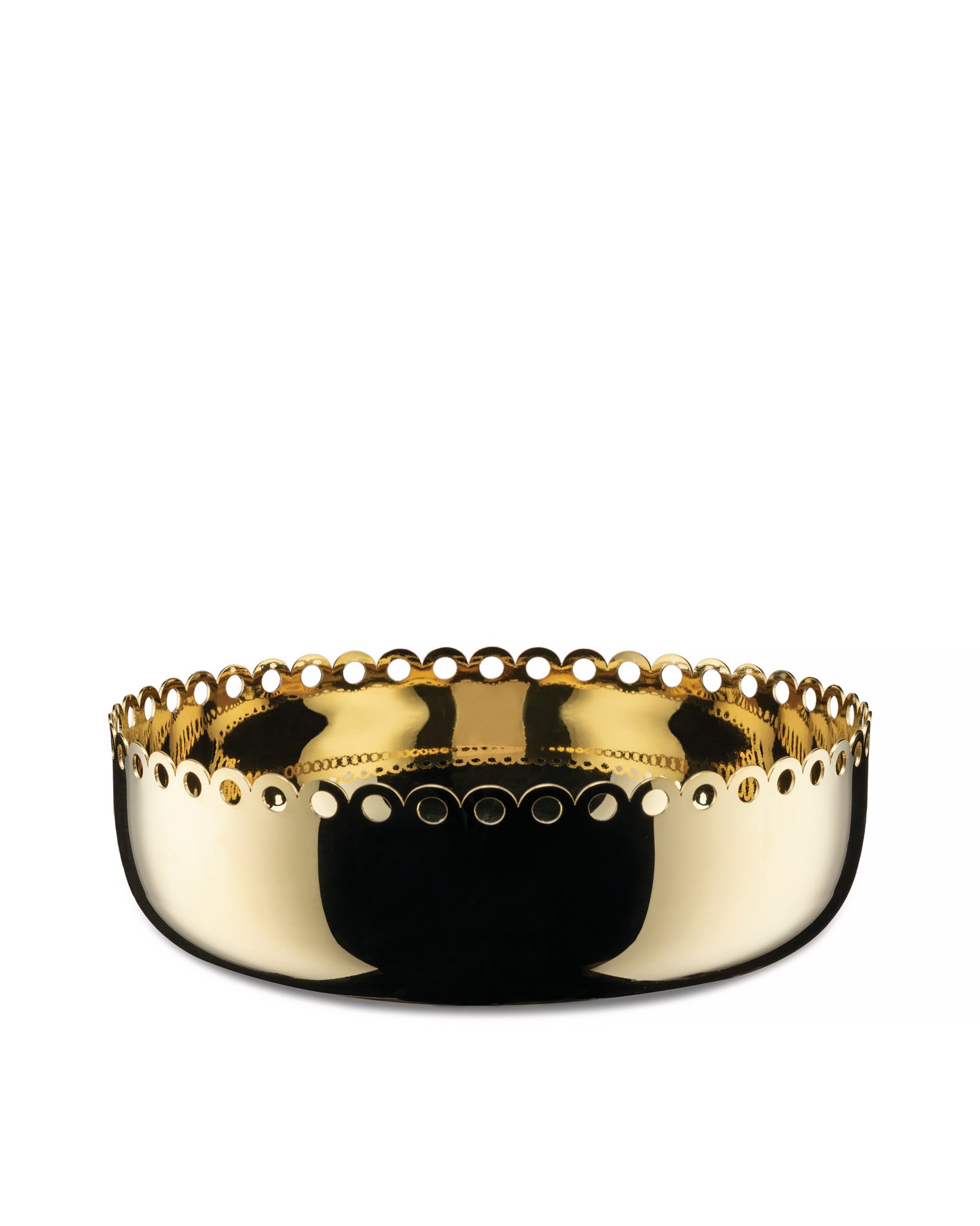 Edges brass Basket Alessi