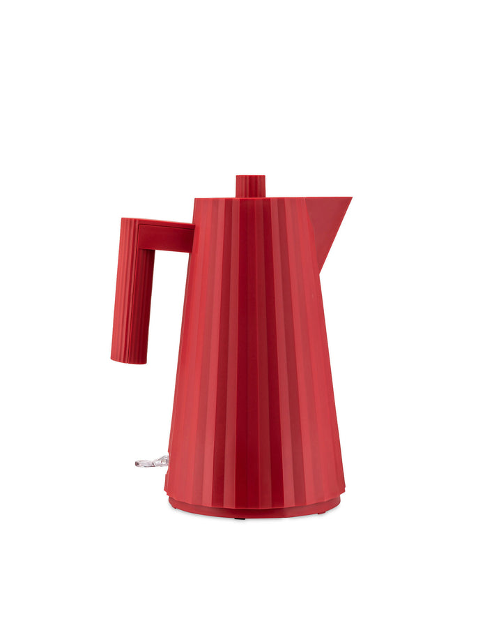 Alessi Red Plissé 1 lt Electric Kettle at FORZIERI