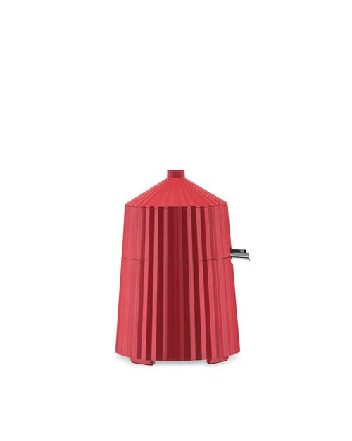 Plissé red Electric citrus-squeezer. US plug Alessi