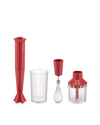 Plissé red Hand blender set. US plug Alessi