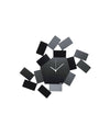 La Stanza dello Scirocco black Wall clock Alessi