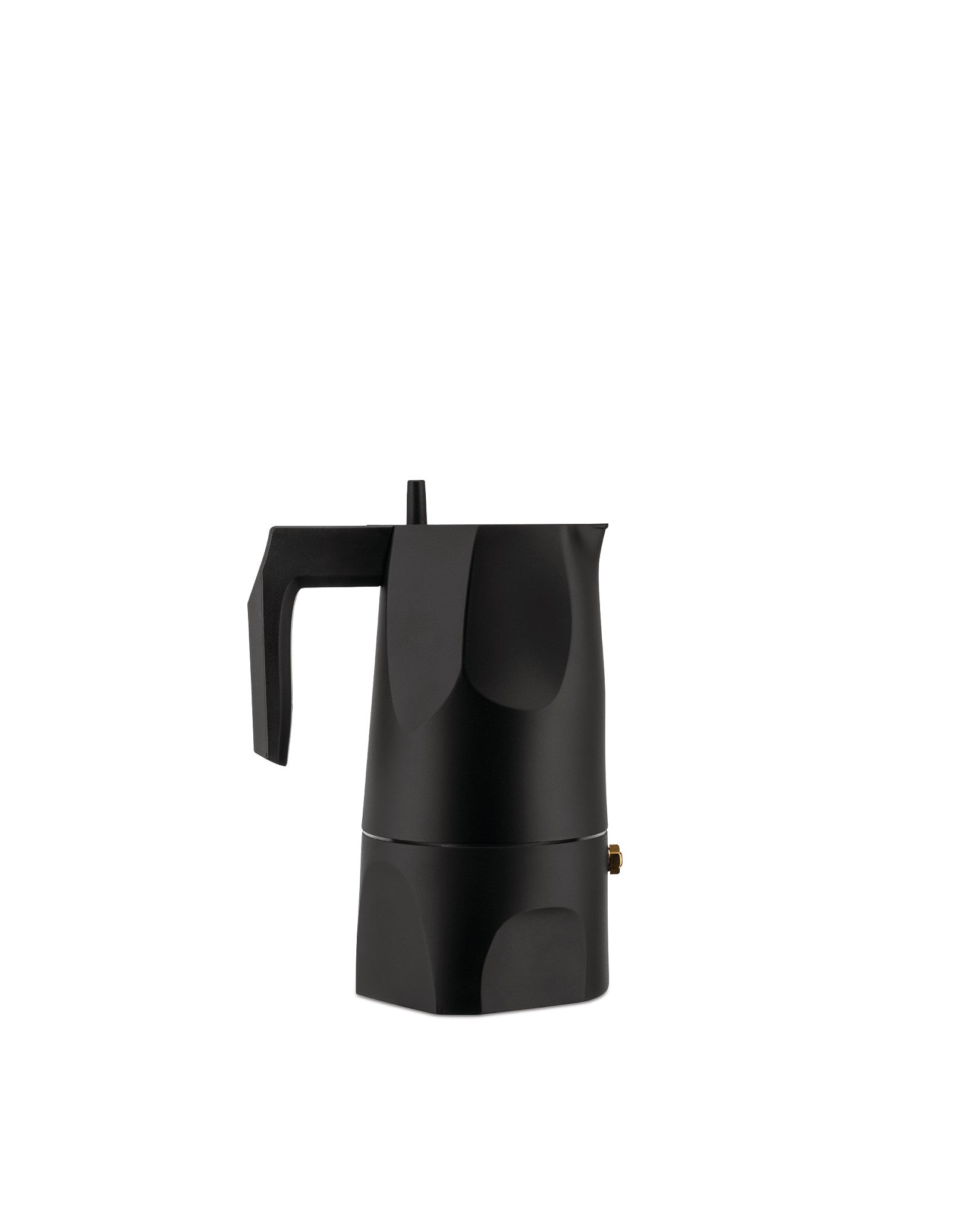 Ossidiana black, cups 3 Espresso coffee maker Alessi